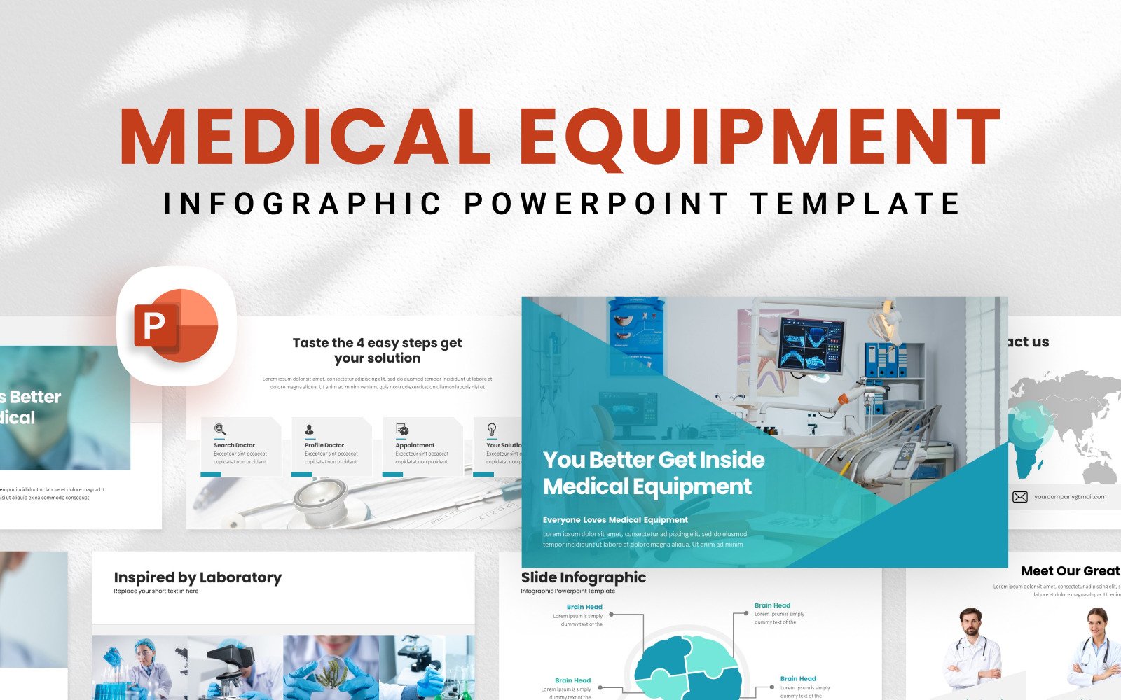 Medical Equipment PowerPoint Template - TemplateMonster