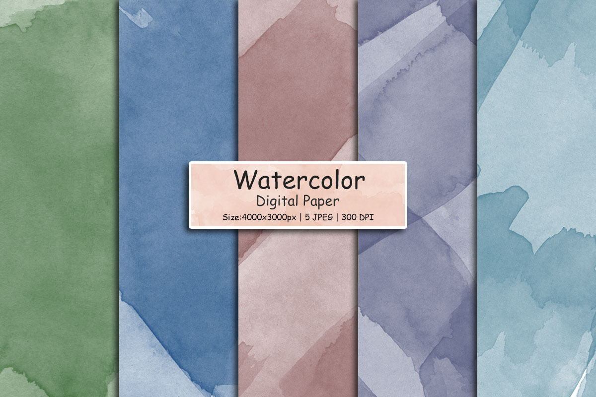 Watercolor digital paper and texture, paint splatter texture background ...