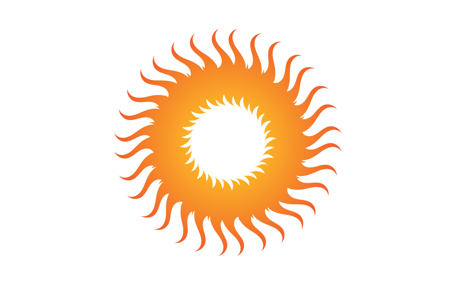 Sun Logo And Symbol Landscape Vector V4 Templatemonster