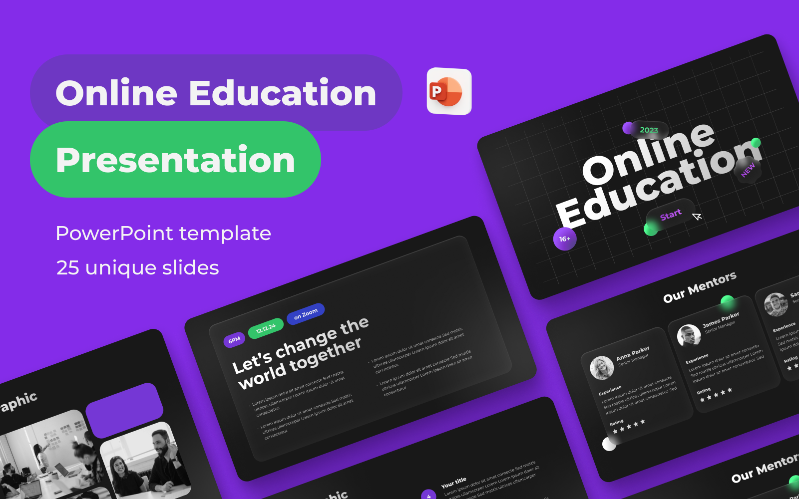 make a powerpoint presentation on online education