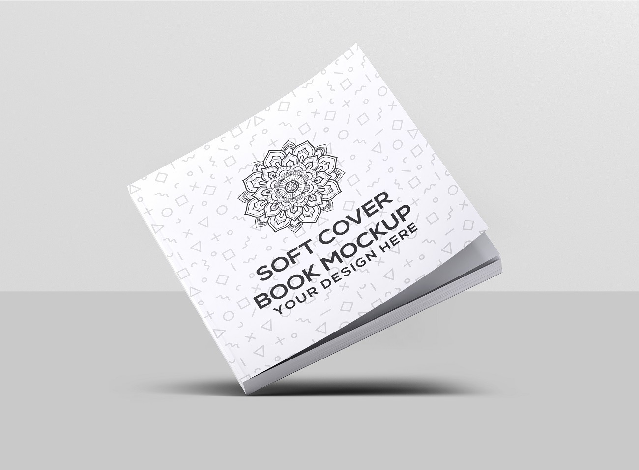 Soft Cover Square Book Mockup #343774 - TemplateMonster