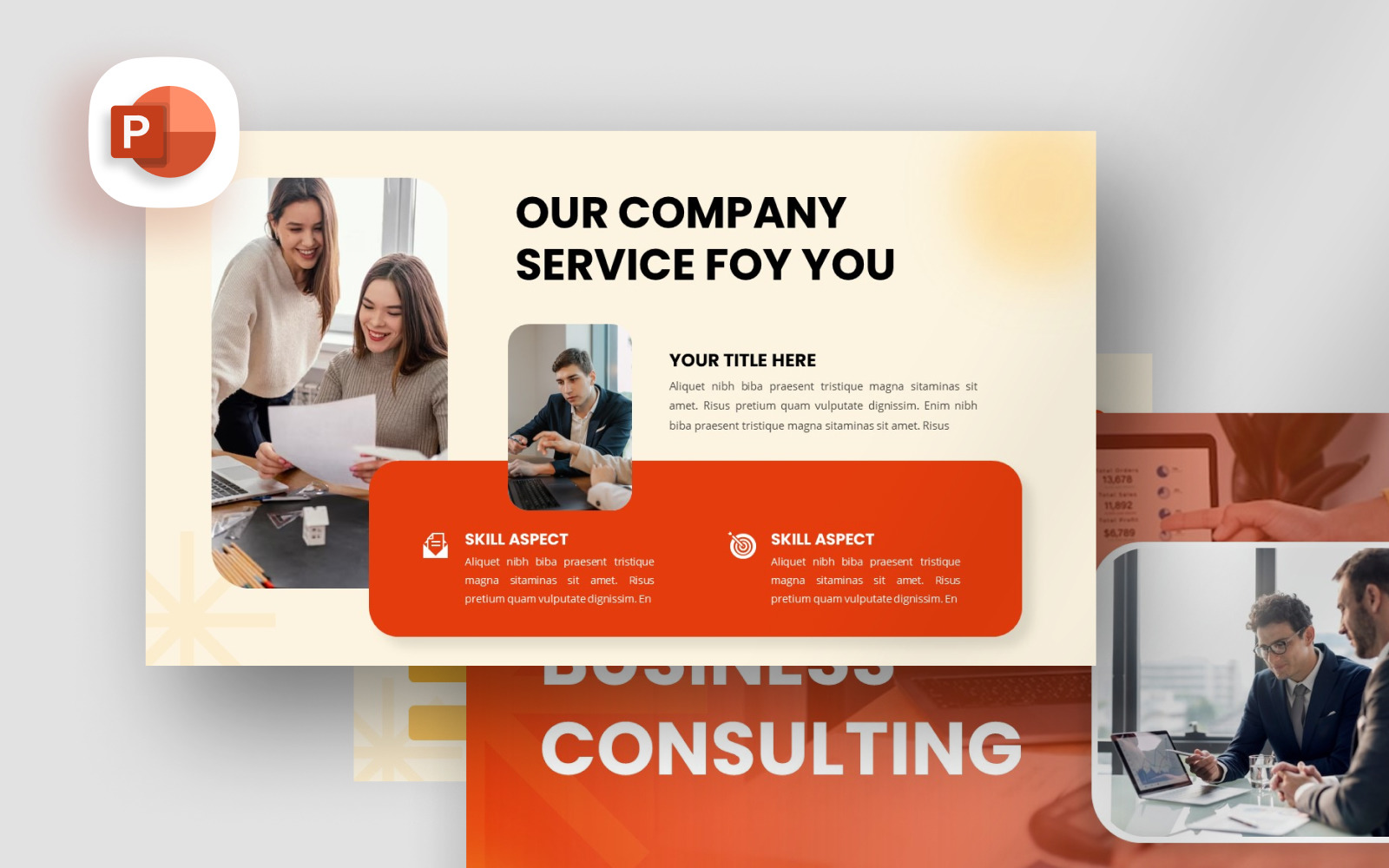 business consultant presentation template