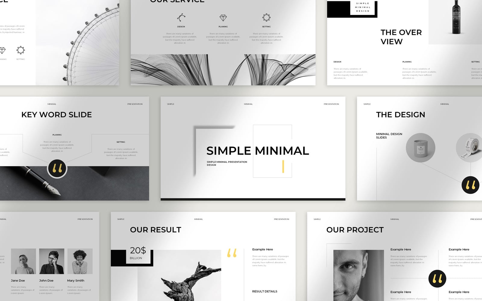 Simple Minimal Presentation #363984 - TemplateMonster