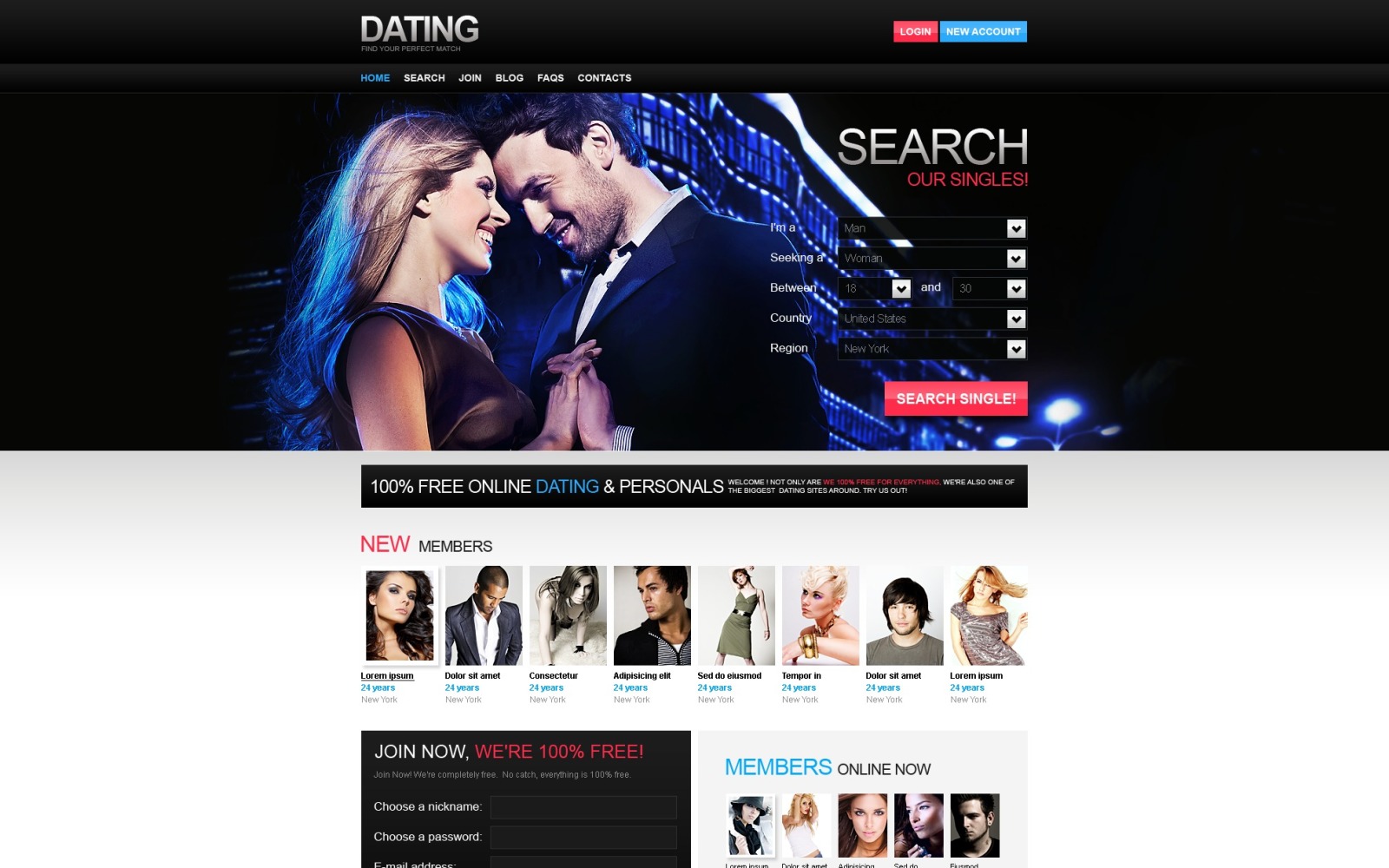Partnersuche vorlage
