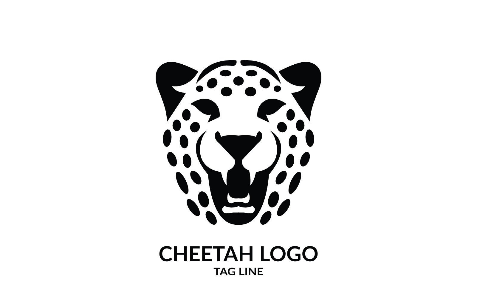 Iconic Cheetah Head Logo Template #370464 - TemplateMonster