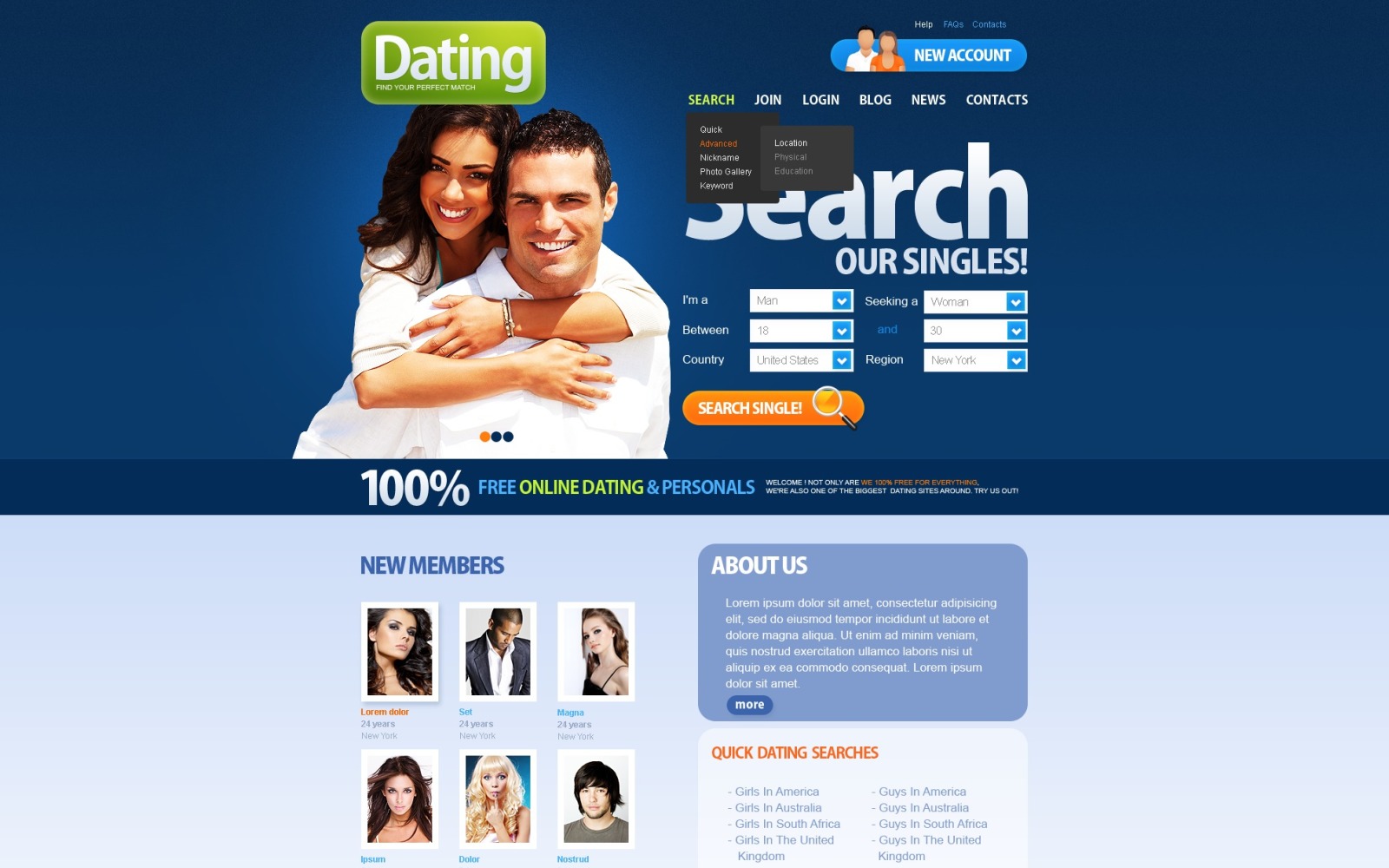 Best 100 Free Dating Sites In America