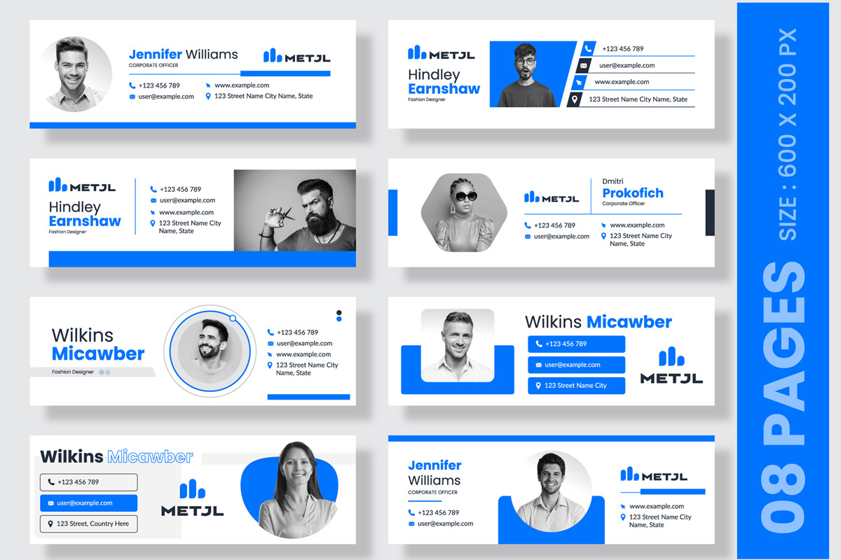 Business Email Signatures Template #381102 - TemplateMonster
