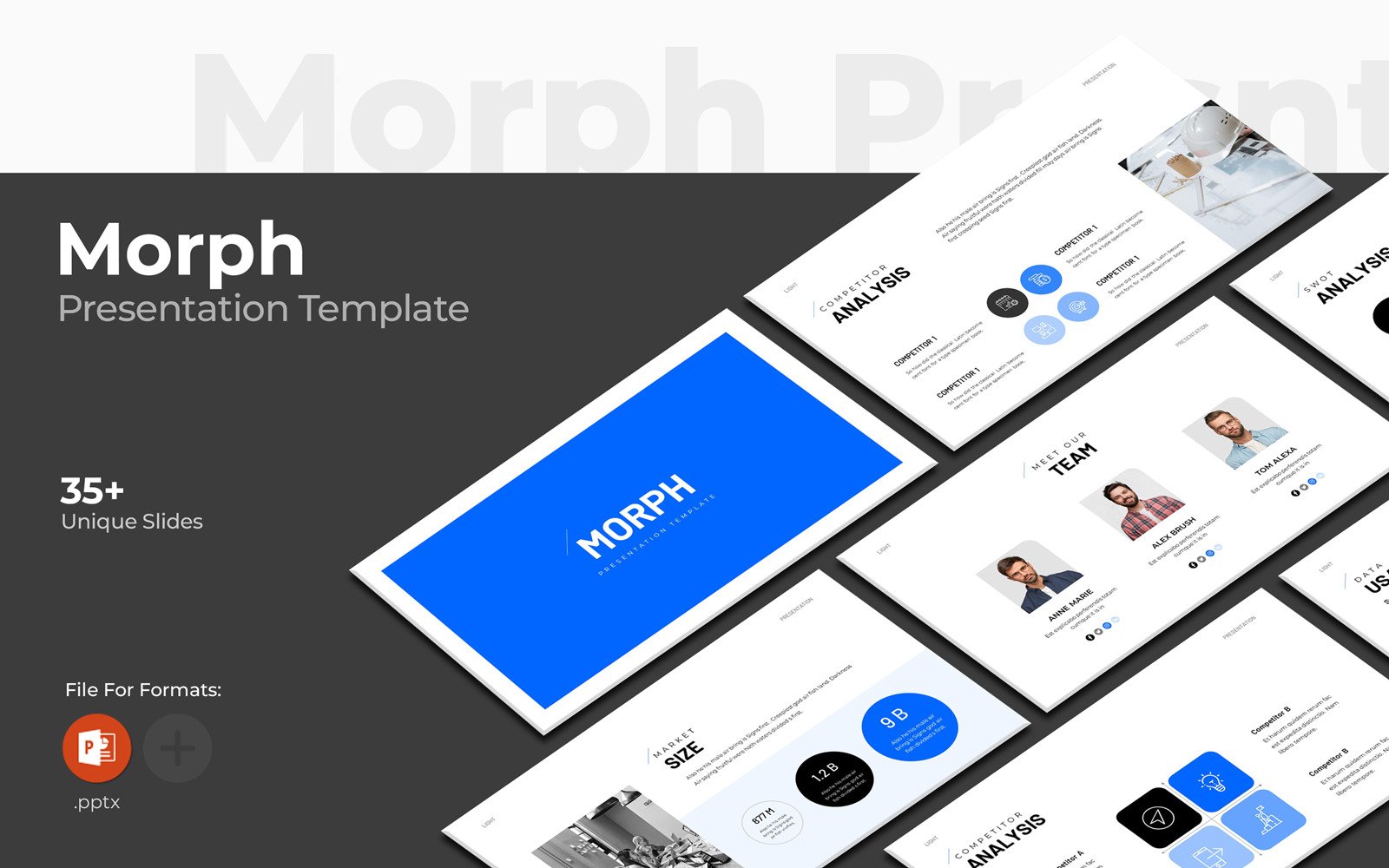 Morph PowerPoint Presentation Template - TemplateMonster