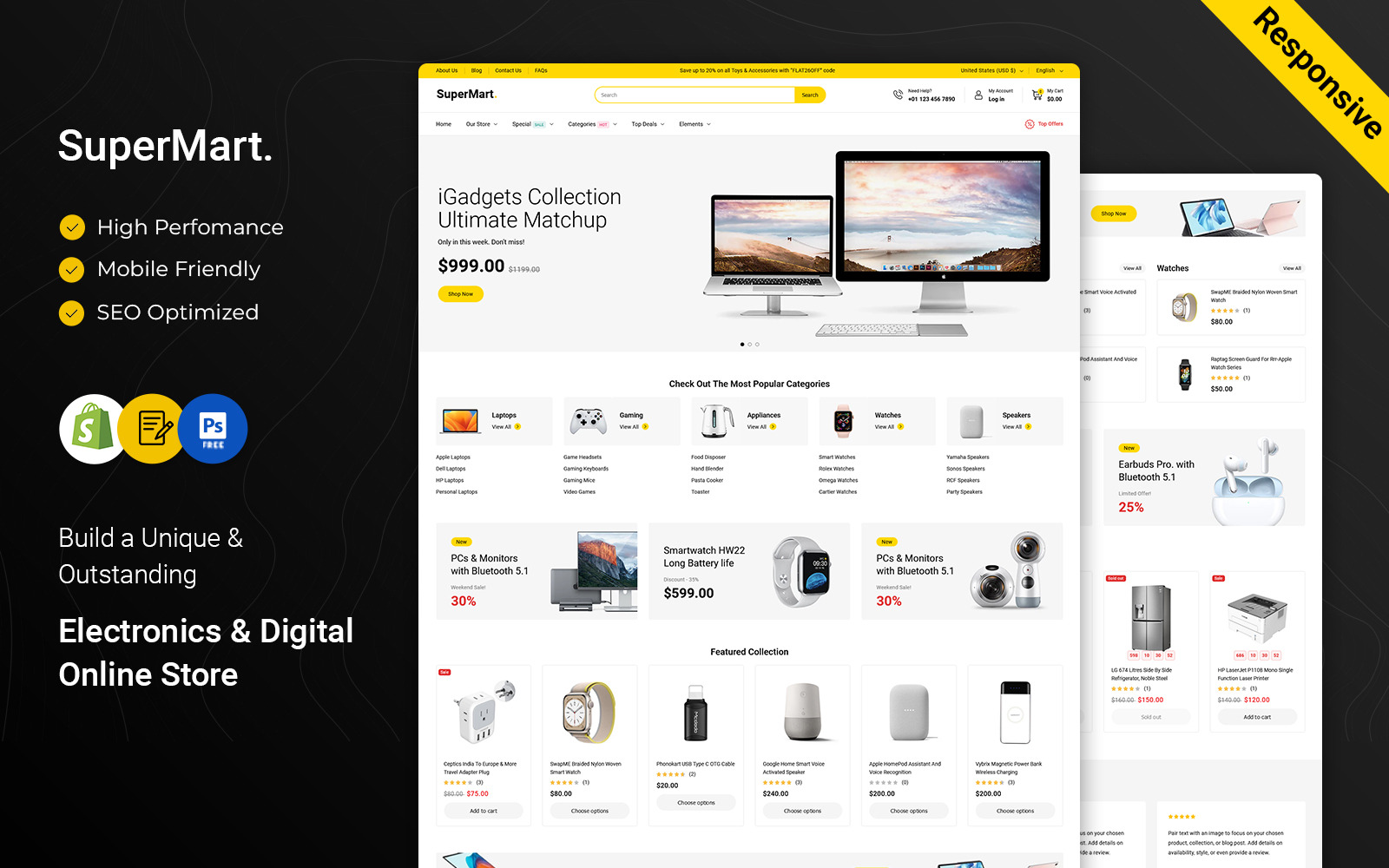 SuperMart - Mega Shop Multipurpose Responsive Shopify Theme