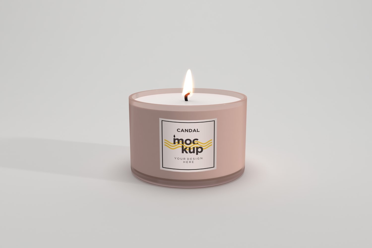 Candle Label Packaging Mockup 51 #401867 - TemplateMonster