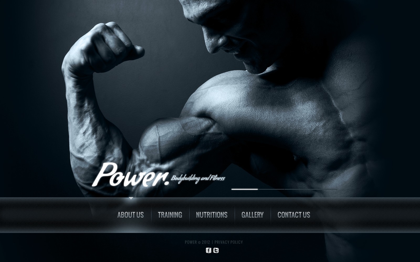 Bodybuilding Website Template 41107 TemplateMonster