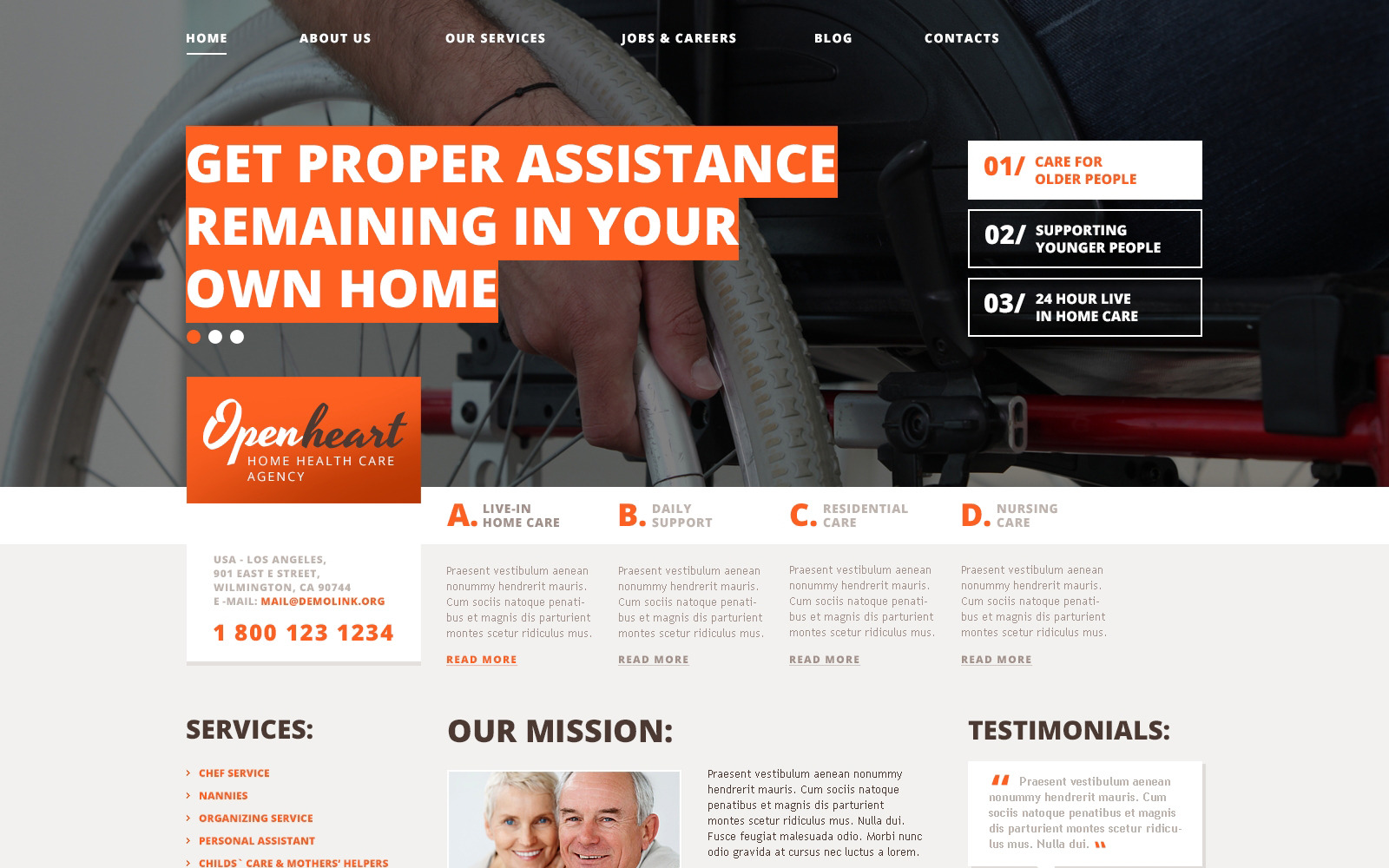 Motivational Rehabilitation WordPress Theme - TemplateMonster