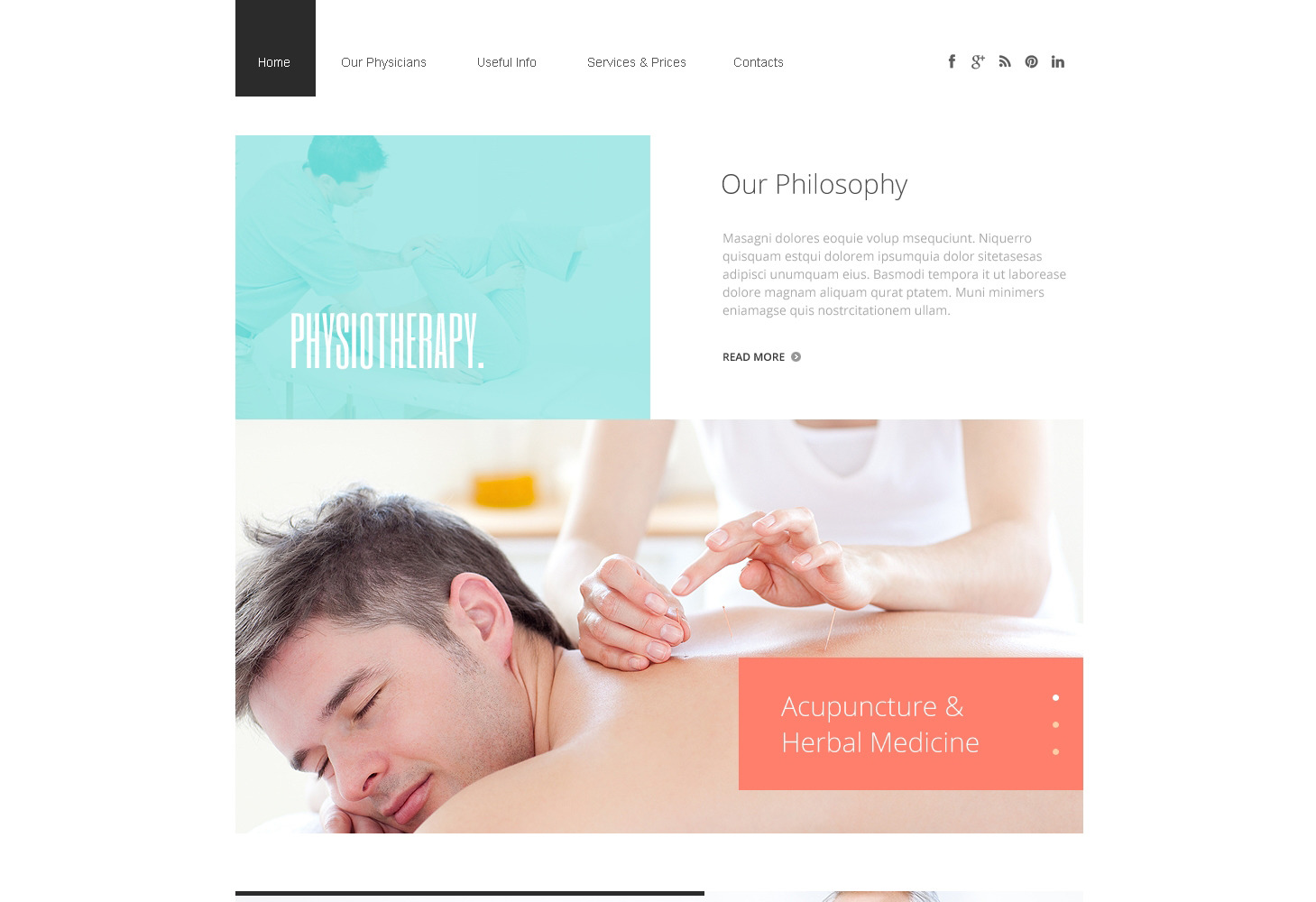 Rehabilitation Responsive Website Template - TemplateMonster