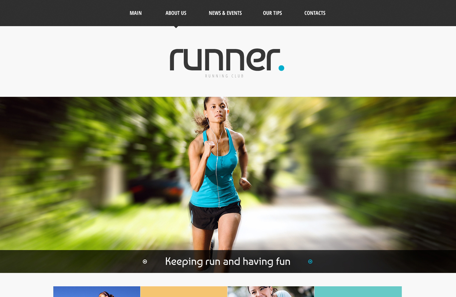 Running Responsive site Template 48625 TemplateMonster