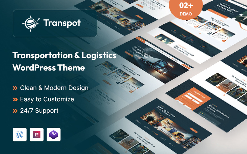 Transpot Transportation Logistics Wordpress Theme