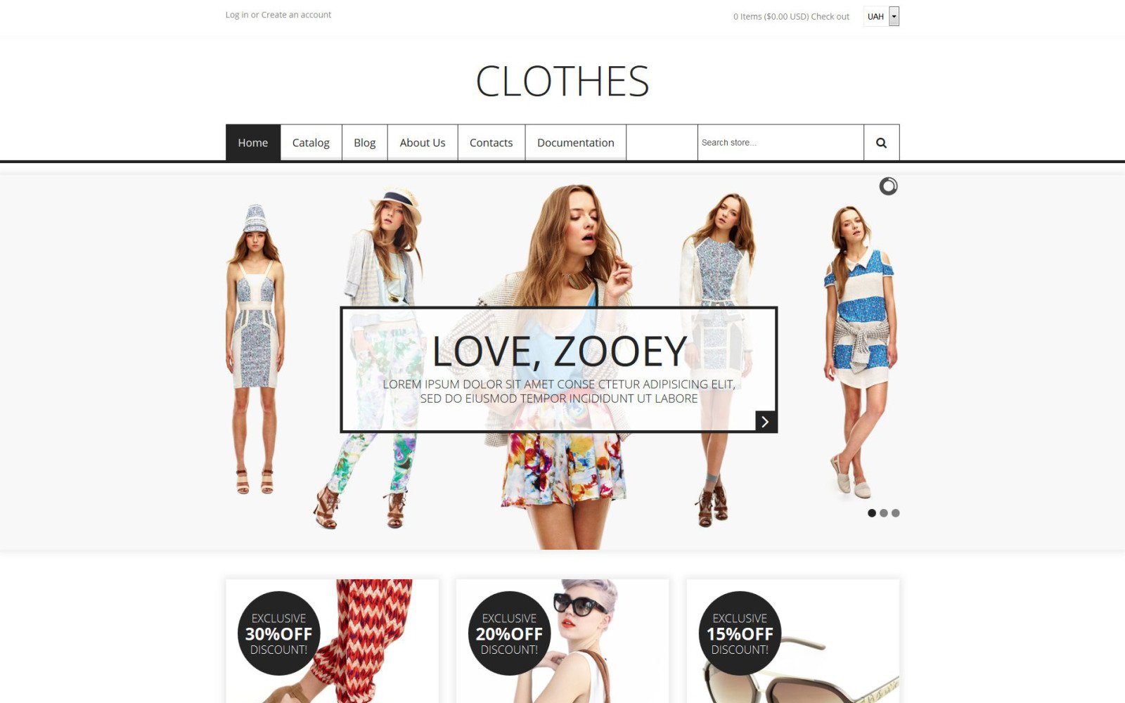 Fashion Store Responsive Shopify Theme TemplateMonster