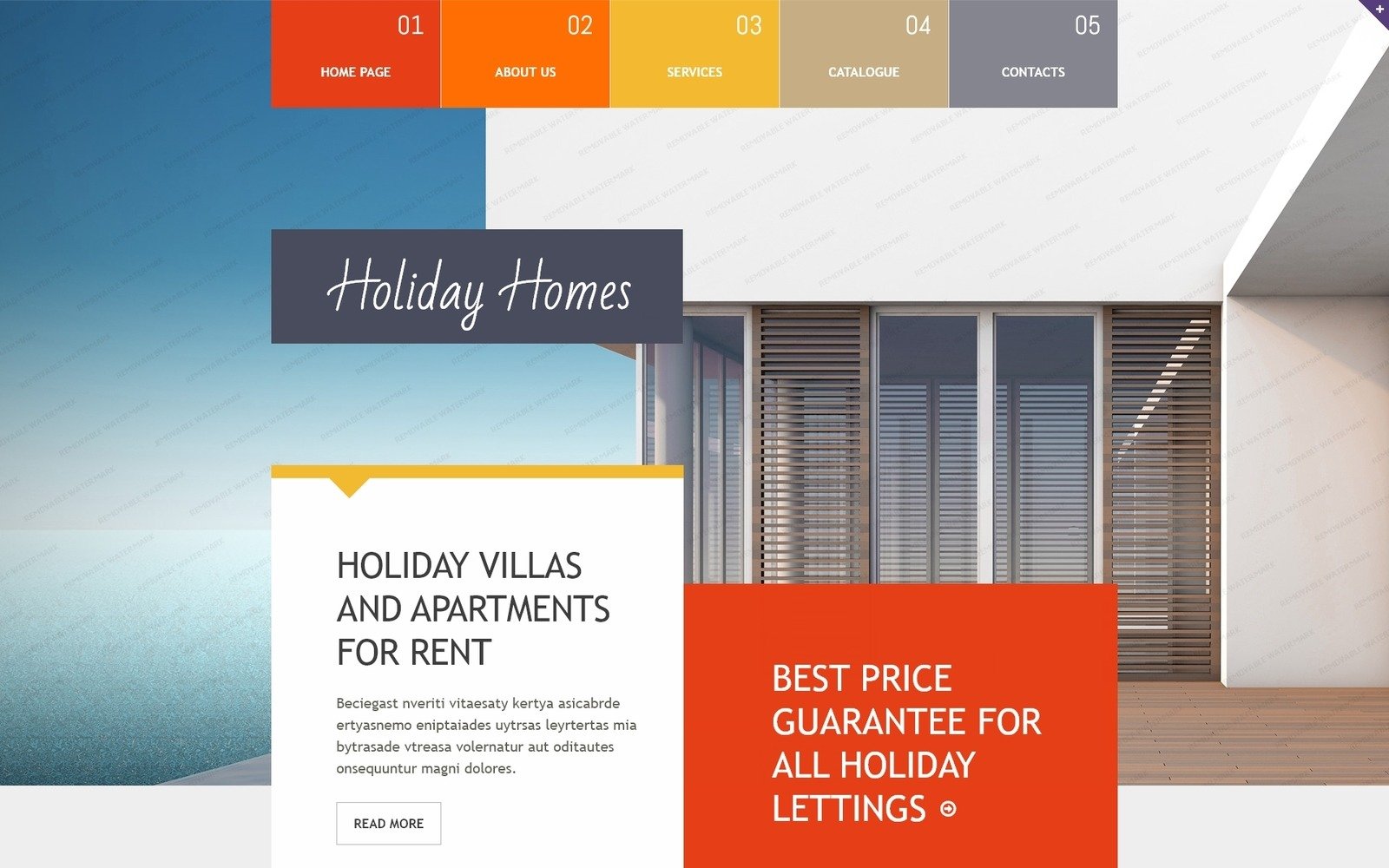 Real Estate Agency Responsive Website Template