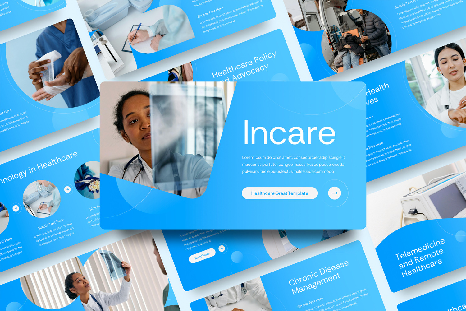 Powerpoint Design Images Health Modern Healthcare Powerpoint Template - TemplateMonster