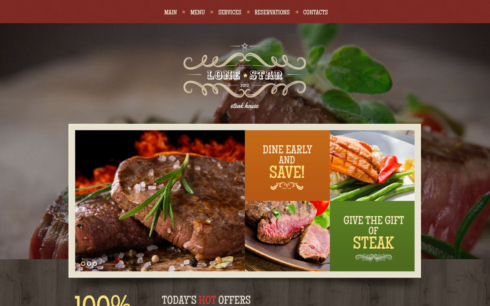 Lone Star site Template 54819 TemplateMonster