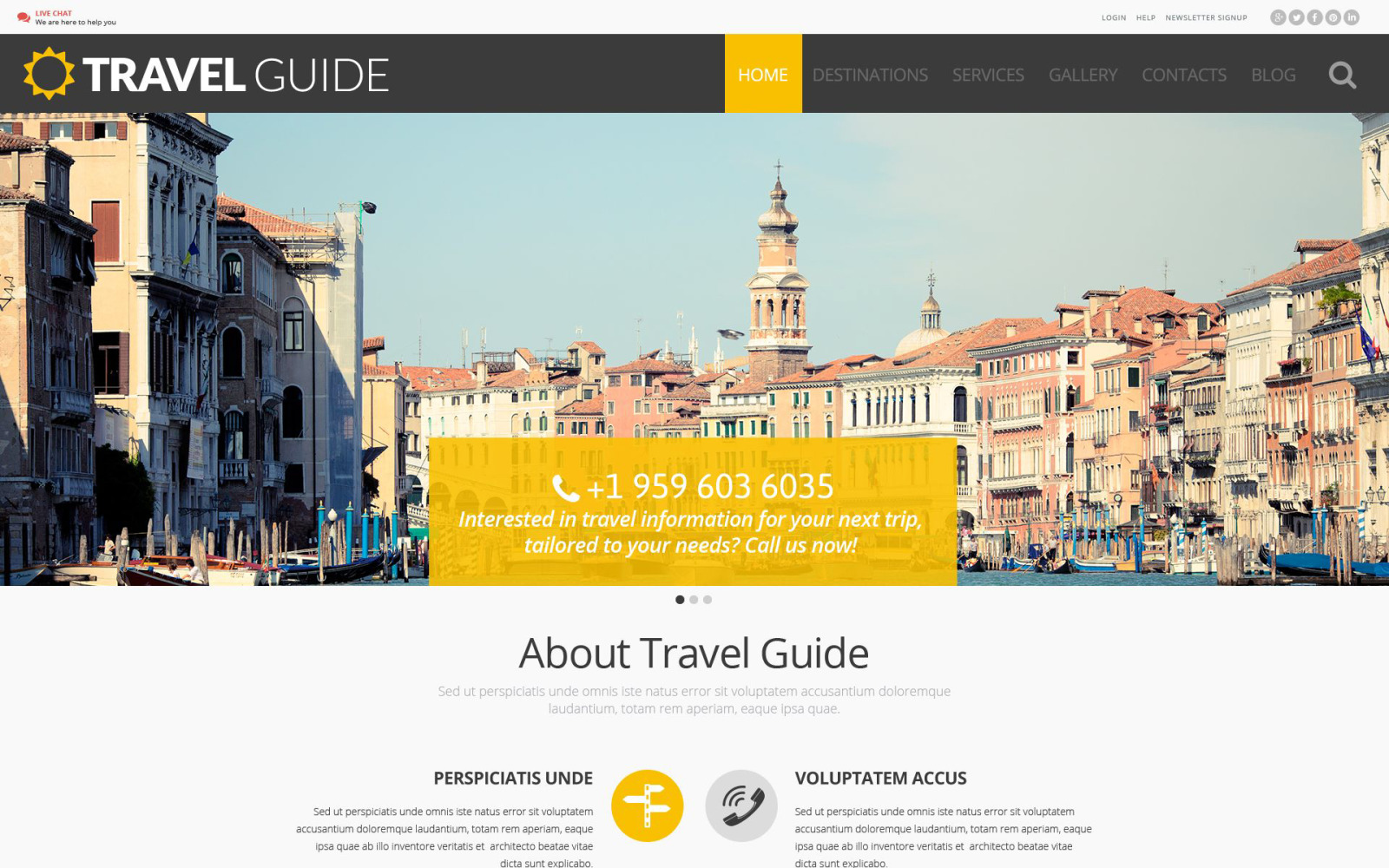 travel guide wordpress theme free