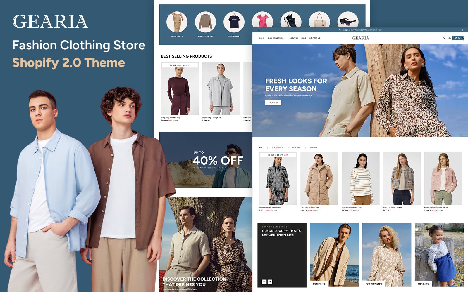 Gearia - Fashion Responsive Shopify Theme for eCommerce