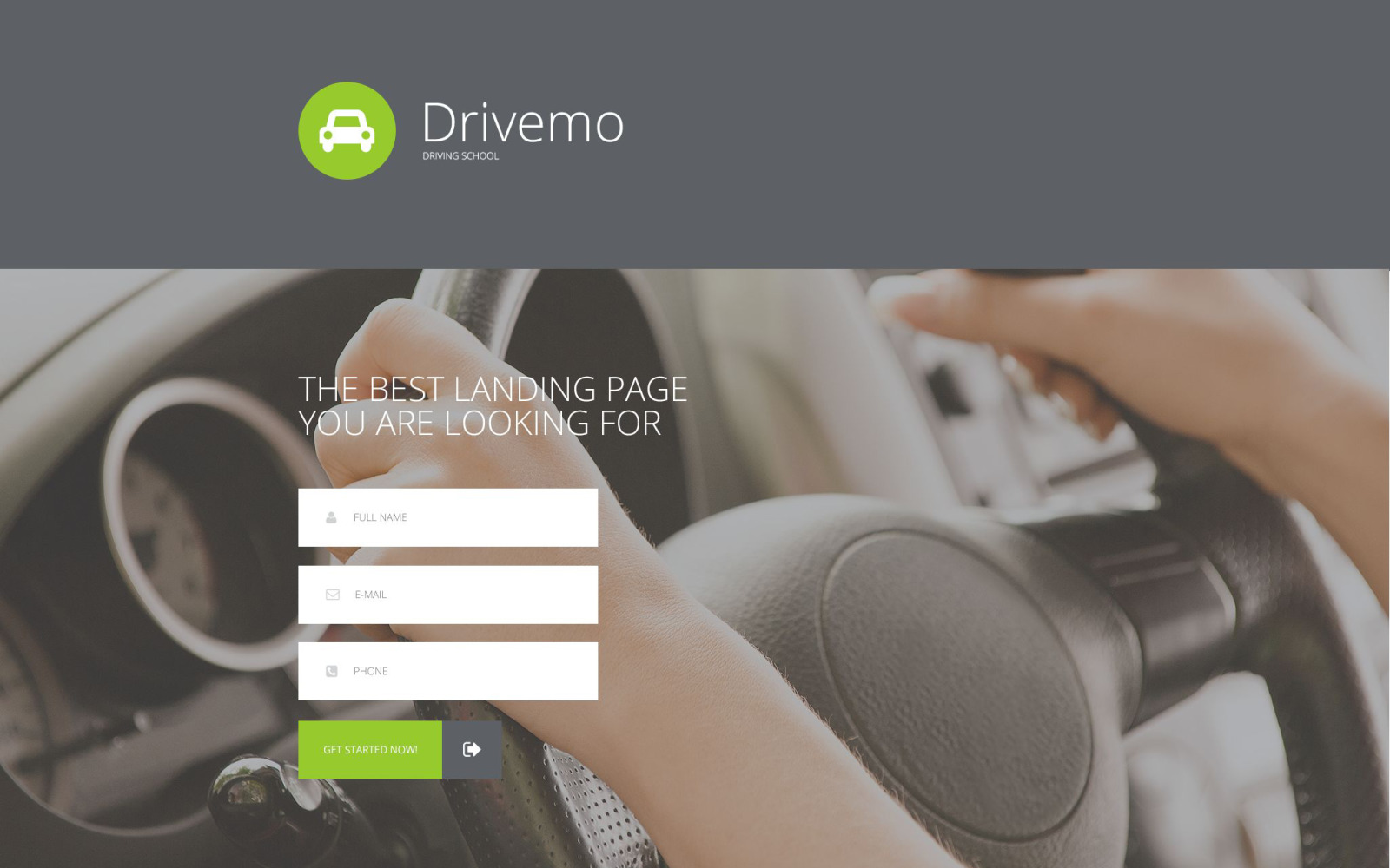 Next drivers. Автошкола лендинг. Шаблоны для автошколы. Drivemo Company. Drivemo logo.