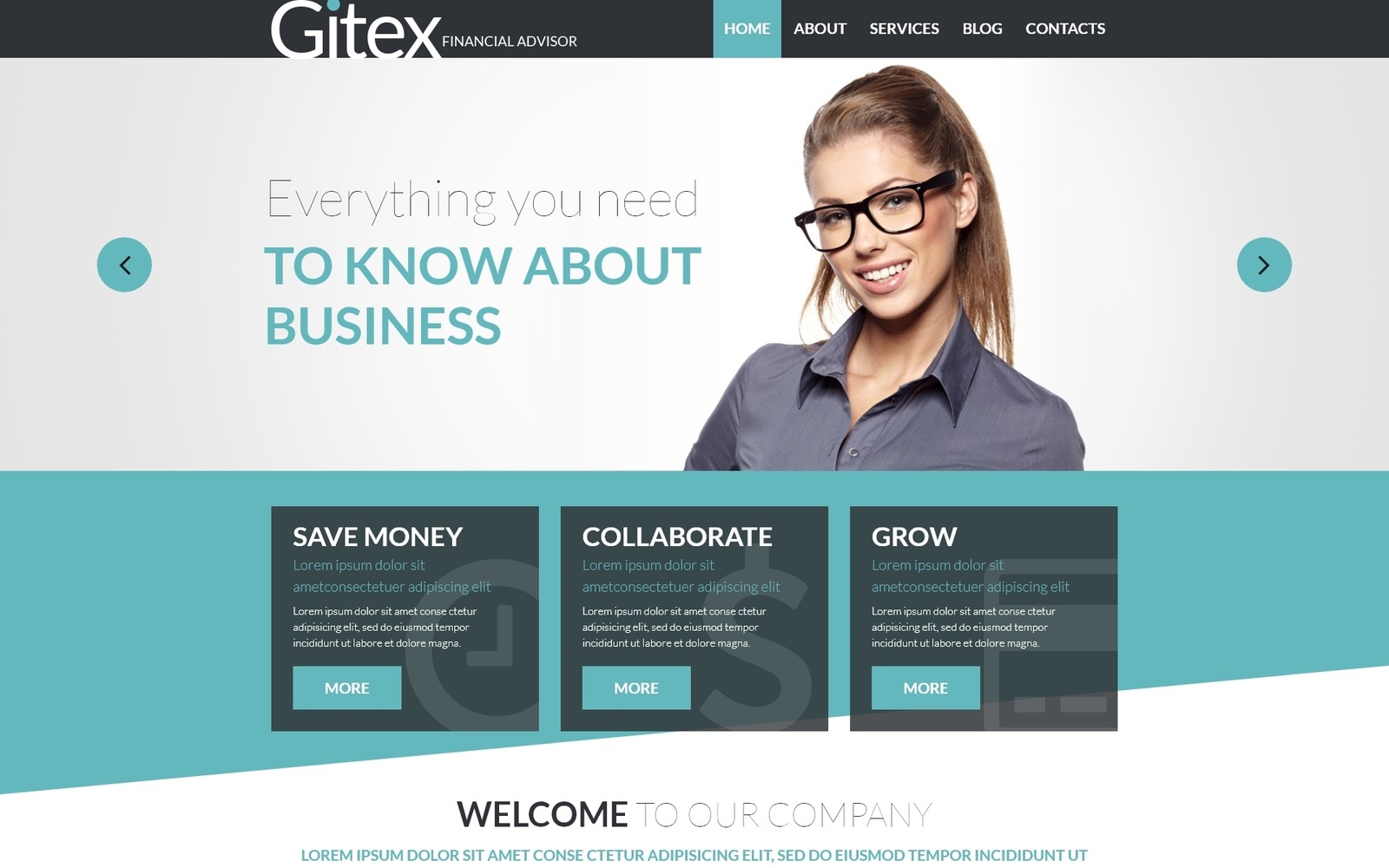 Gitex Joomla Template #55590 - TemplateMonster