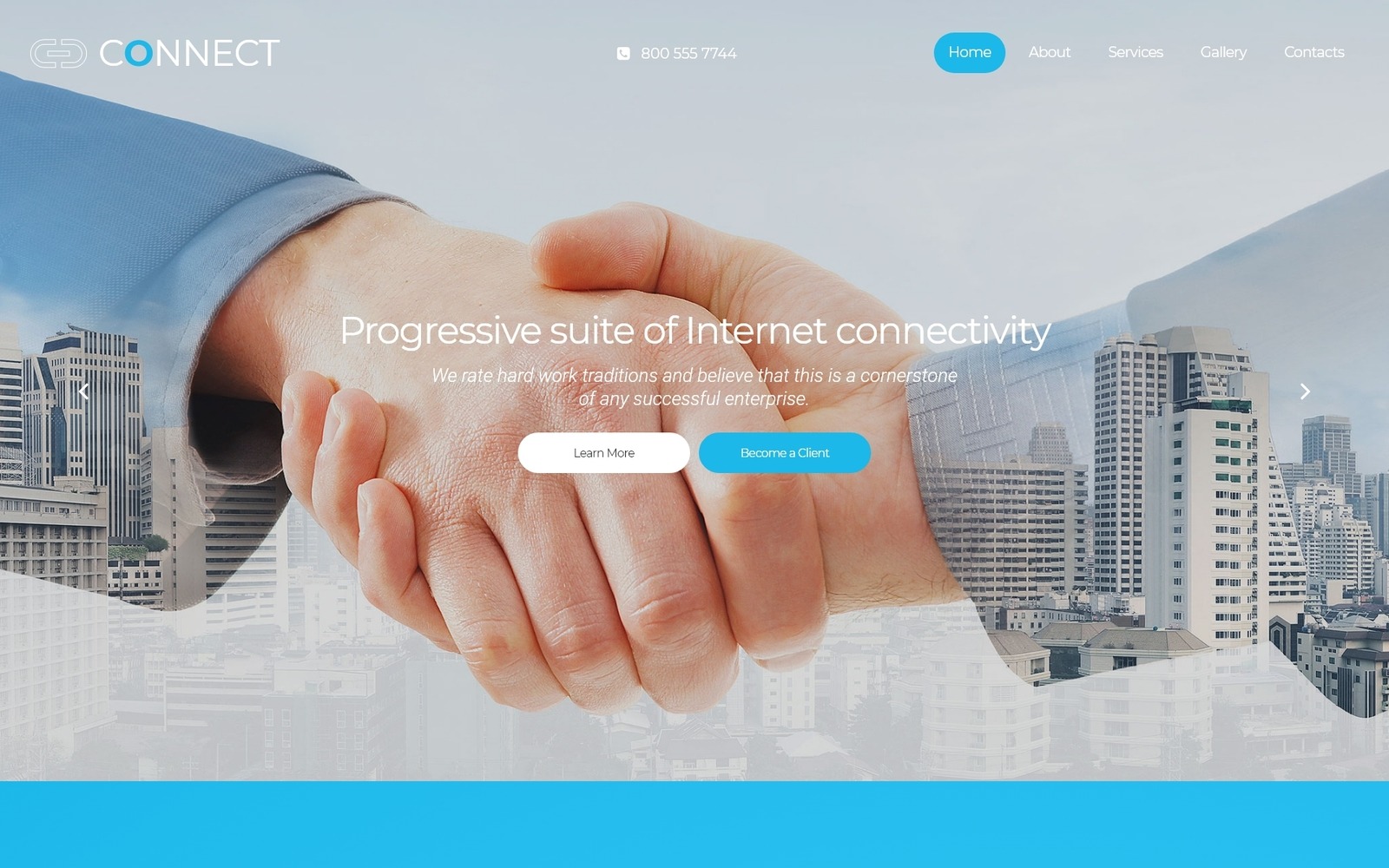 ISP Responsive Website Template 58243 TemplateMonster