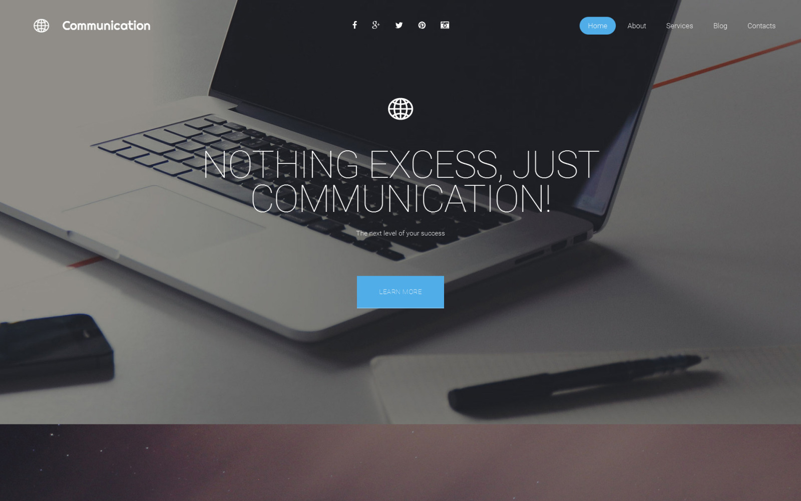 Networking MotoCMS Website 58854