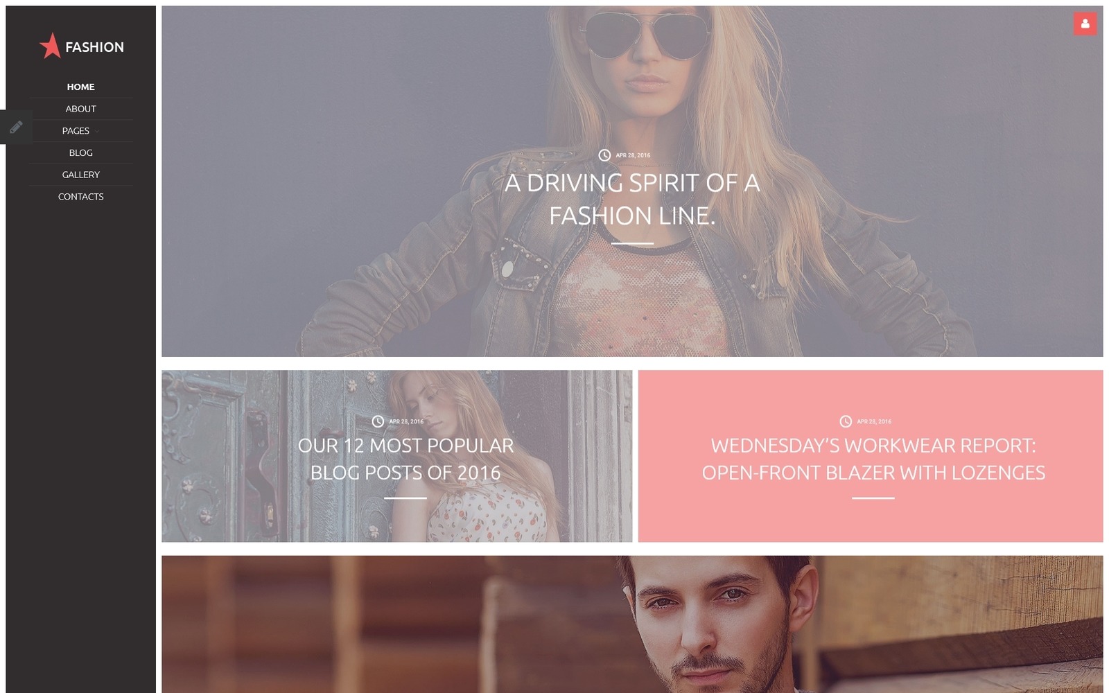 Fashion Joomla Template 58830 TemplateMonster