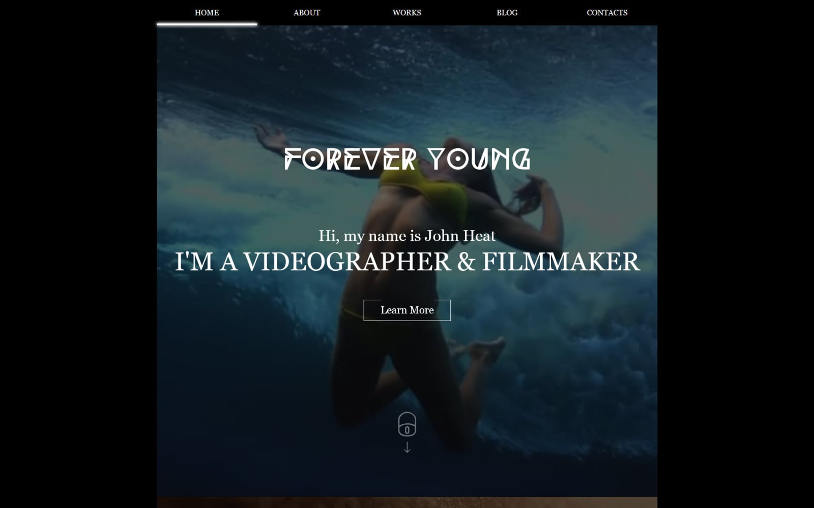 Videographer Responsive Website Template TemplateMonster