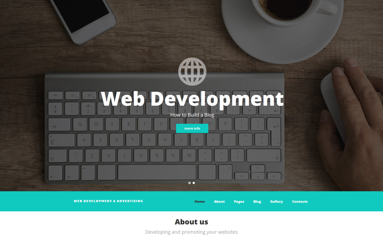 Web Development Joomla 3 Template 60077