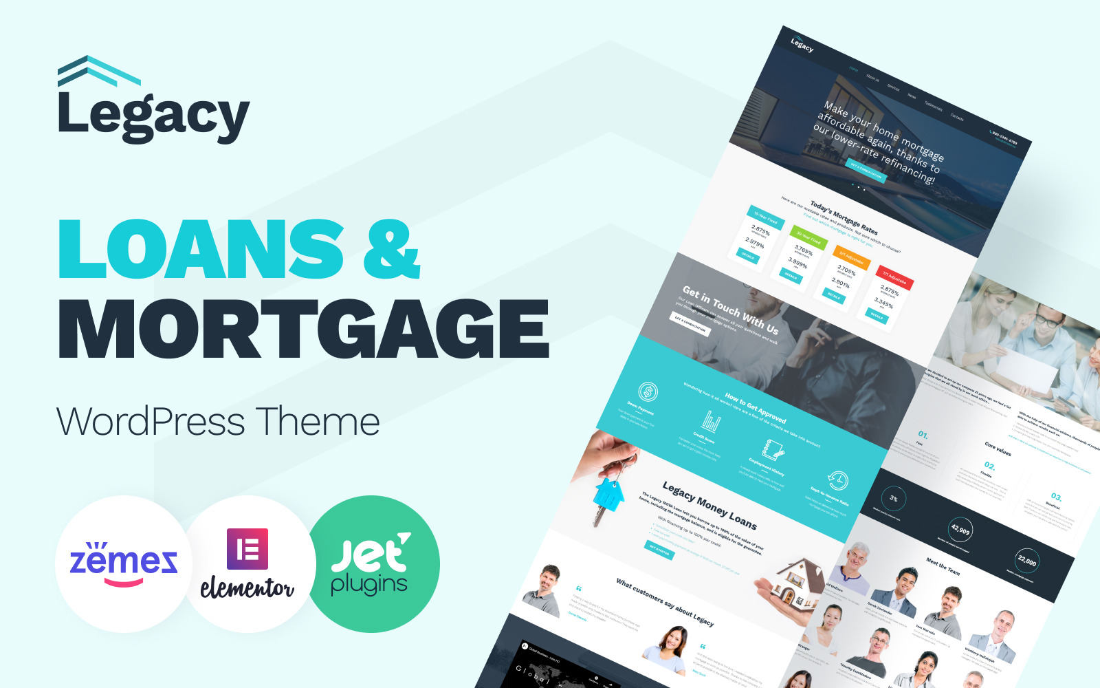 Legacy Estate and Mortgage WordPress Theme