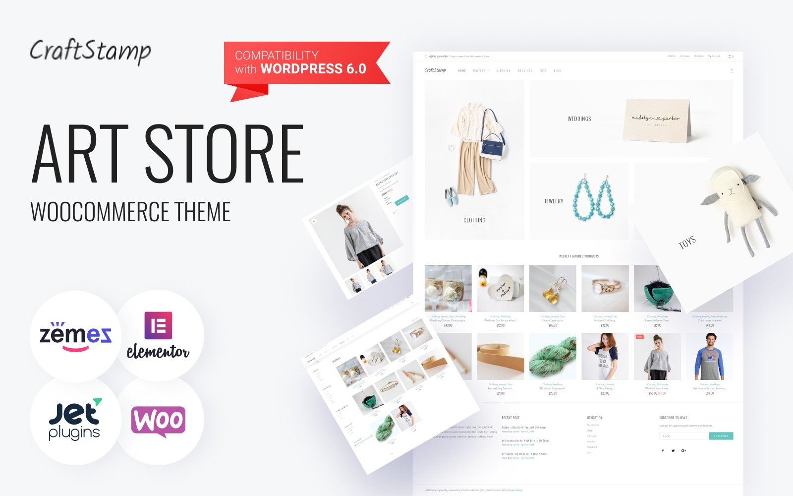 CraftStamp Handmade Art Store Theme