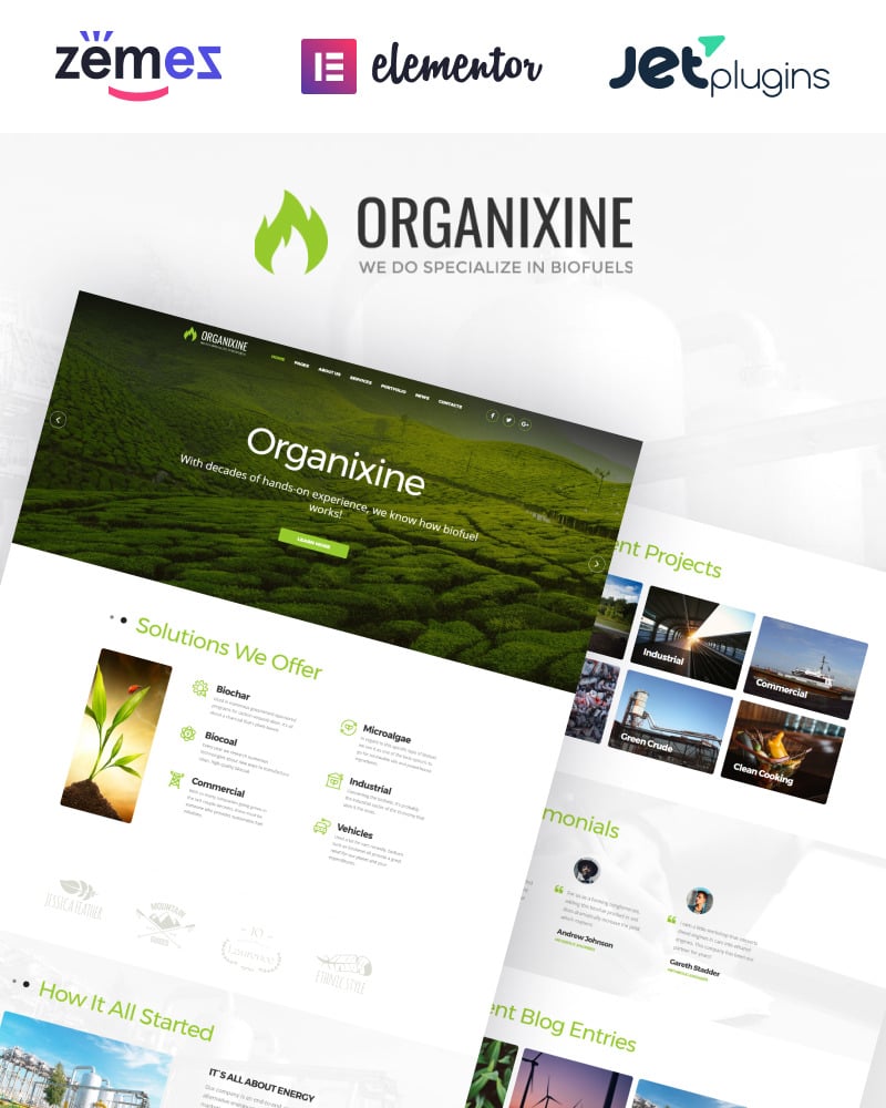 Organixine WordPress 64672
