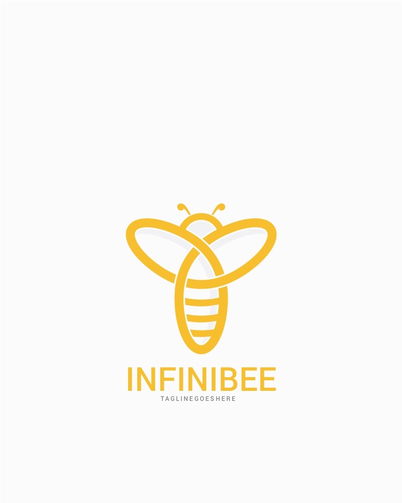 Infinity Bee Logo template #64706 - TemplateMonster