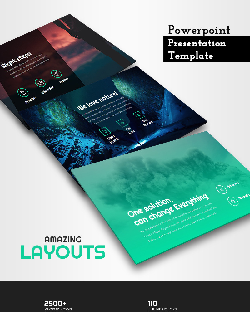 Amazing Layouts - PowerPoint template - TemplateMonster