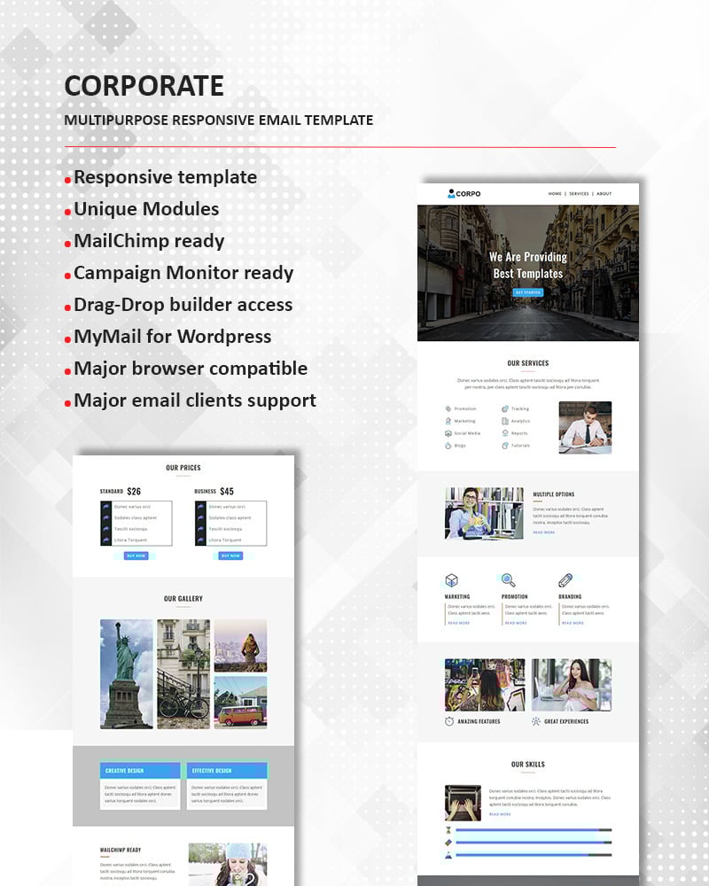 Corporate Multipurpose Responsive Newsletter Template Corporate Multipurpose Responsive Newsletter Template