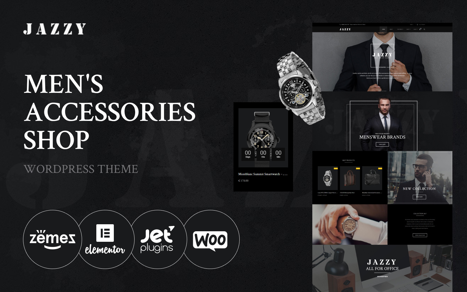 Jazzy Men's Accessories Shop Theme