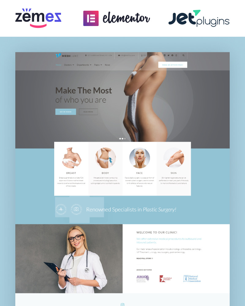 MediLuxe WordPress Theme 67149