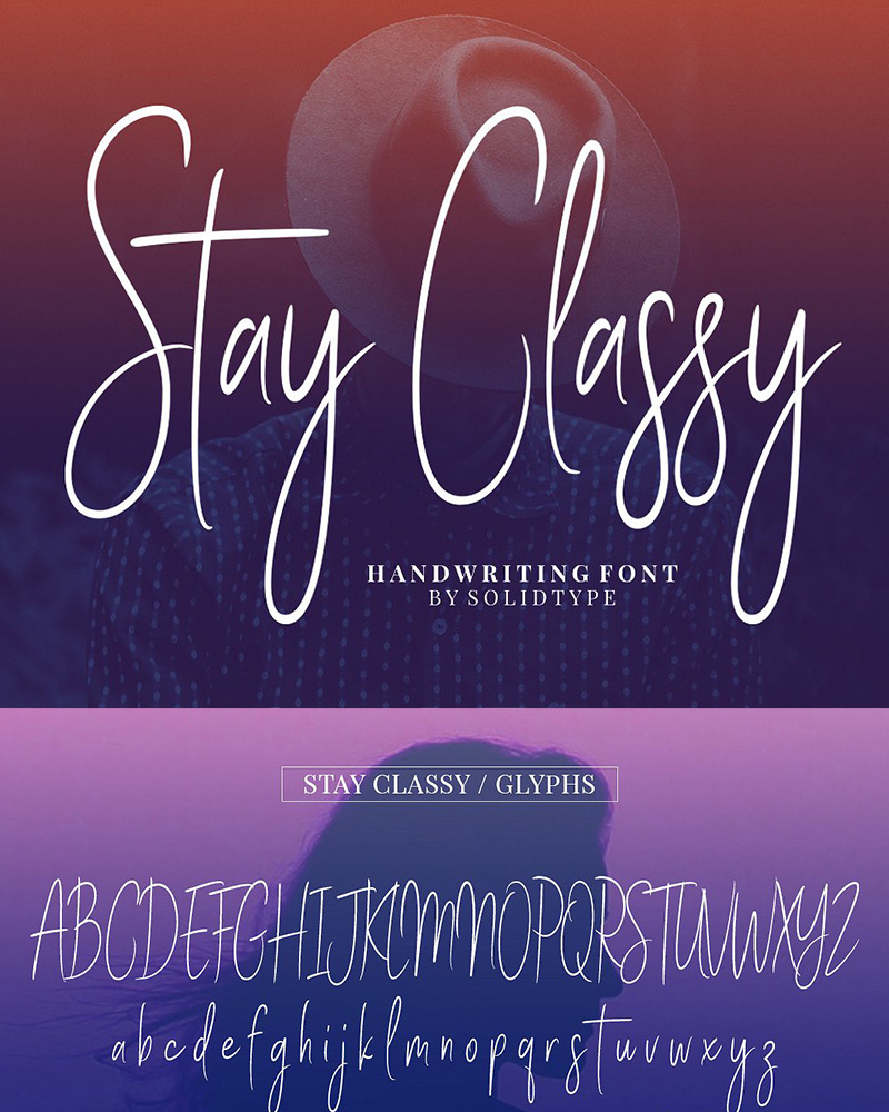 Font class. Stay classy. Class font.