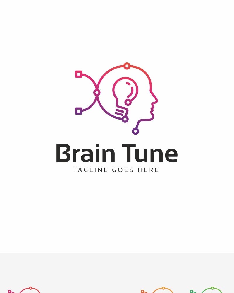 Brain Edit - Logo Template #67524 - TemplateMonster