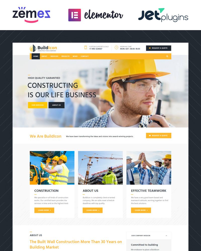 BuildIcon WordPress Theme 68099