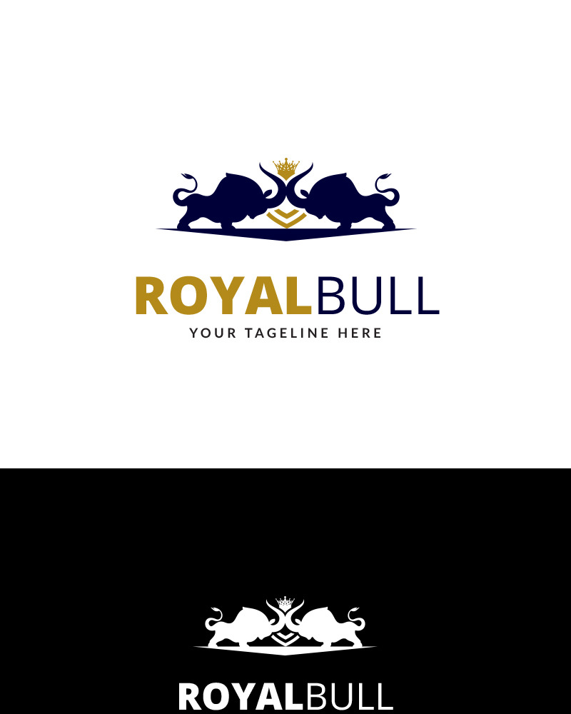 Royal Bull Logo Template #69283 - TemplateMonster