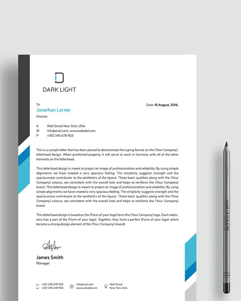 Html Letterhead Template