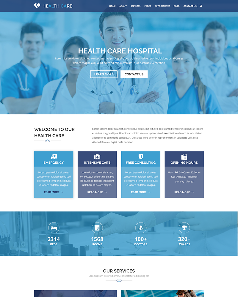 HEALTH CARE - Medical Center and Health PSD Template