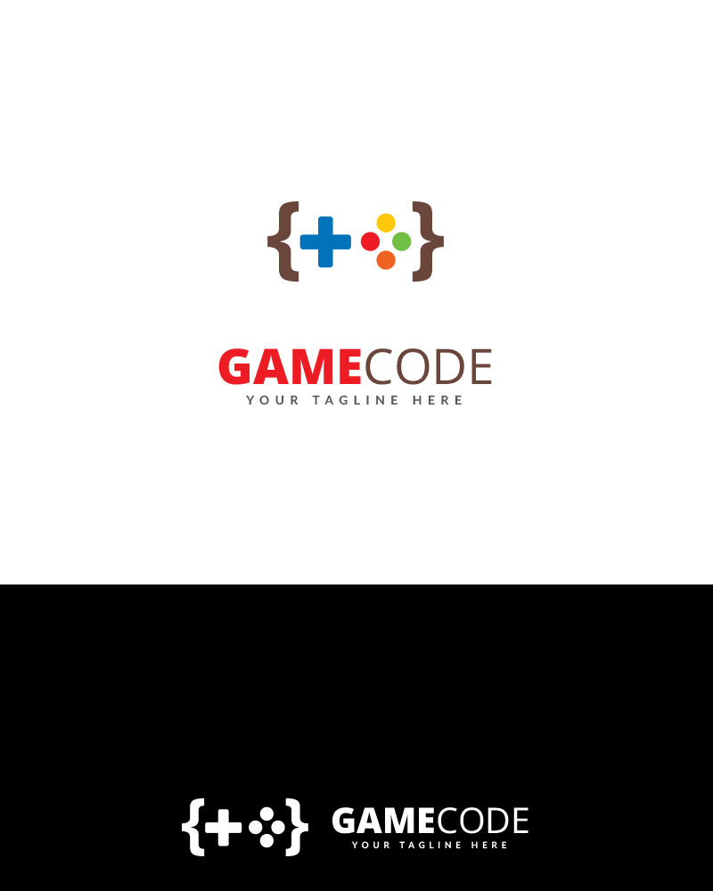 Game Code Logo Template #69978 - TemplateMonster