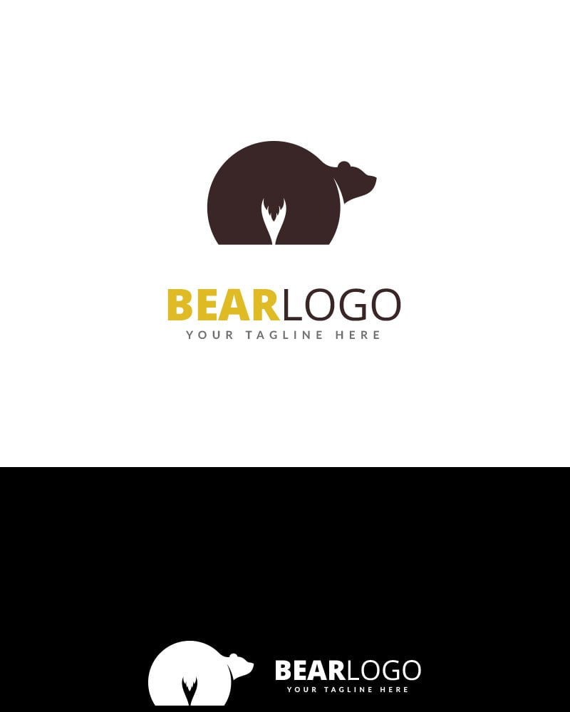 Bear Brand Logo Template #70025 - TemplateMonster