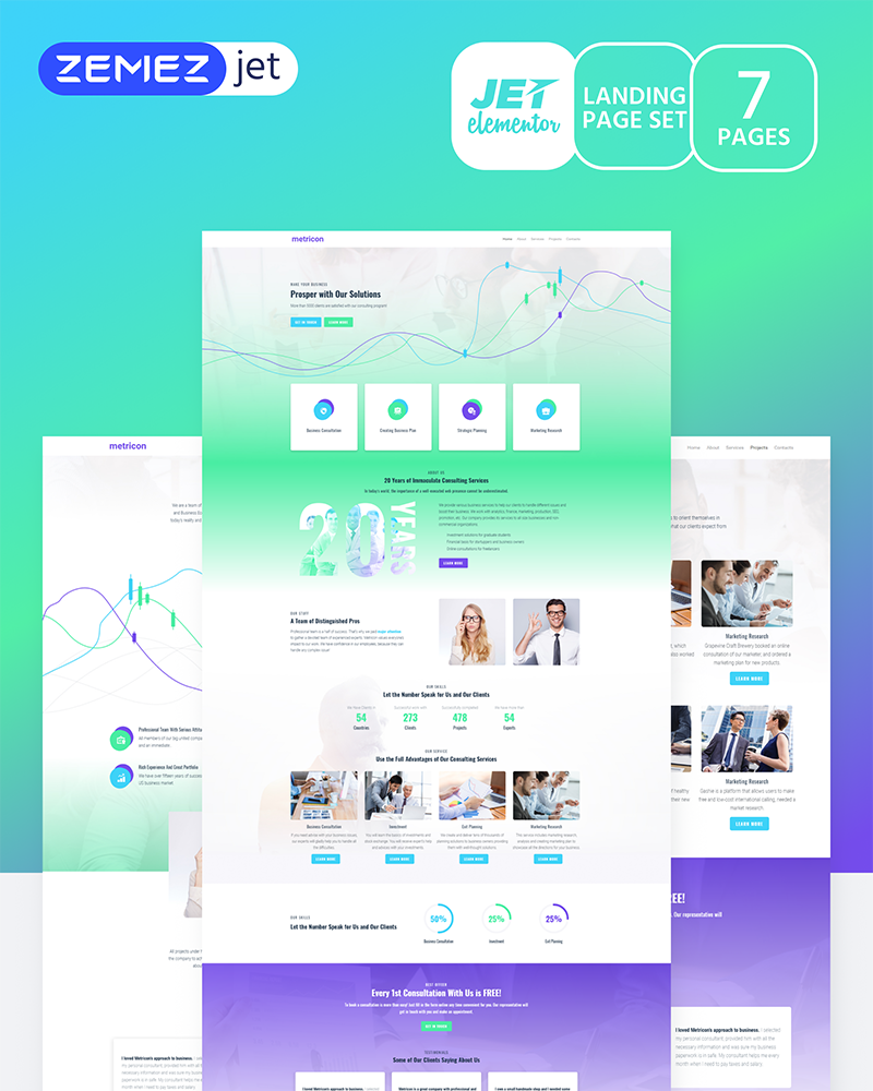 Samplic - Corporate Business - Jet Elementor Kit