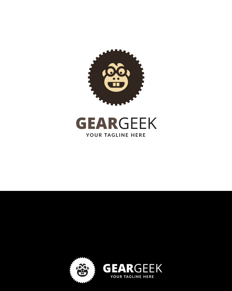 Gear Geek Logo Template 70237 TemplateMonster